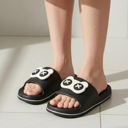 Papuci veseli H696negru [0]