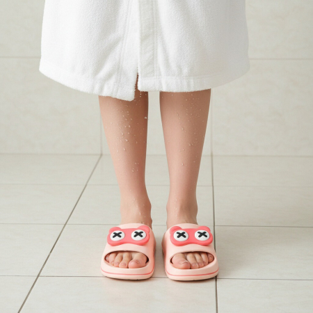 Papuci veseli H696roz [3]