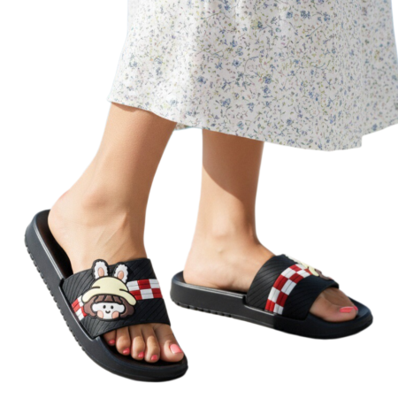 Papuci - Papuci veseli H737negru