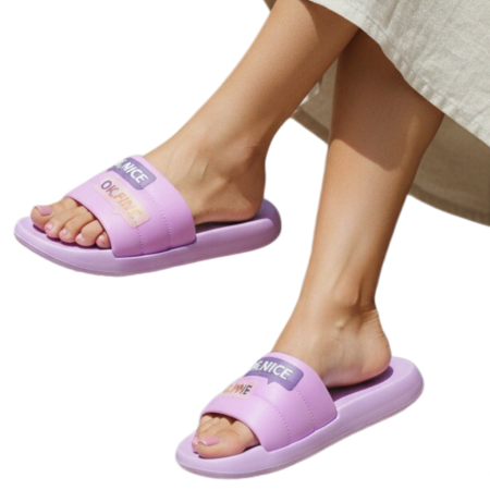 Damă - Papuci veseli H721mov