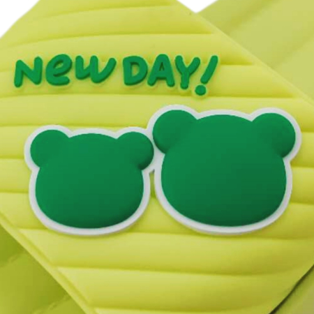 Încălțăminte damă - Papuci veseli H723neon