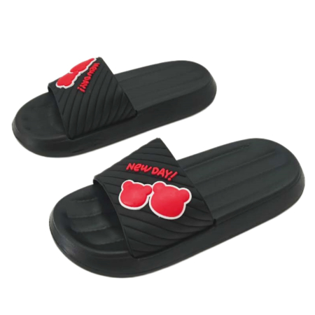 Papuci veseli H723negru [8]