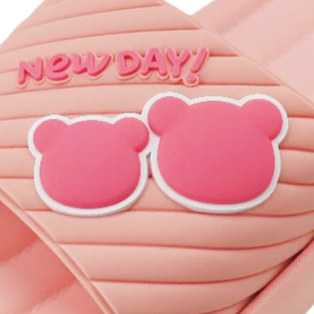 Damă - Papuci veseli H723roz