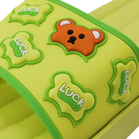 Damă - Papuci veseli H725verde