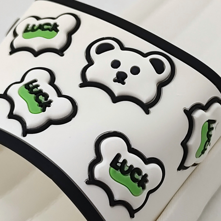 Damă - Papuci veseli H725alb