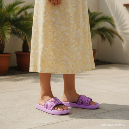 Papuci veseli H725mov [7]