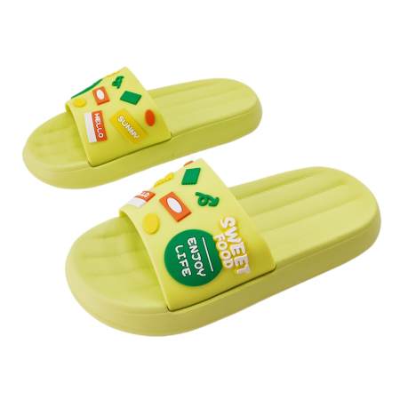 Damă - Papuci veseli H726verde