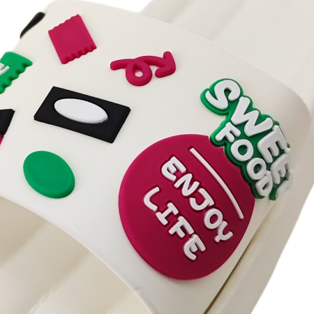 Damă - Papuci veseli H726alb