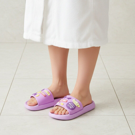 Papuci veseli H726mov [6]