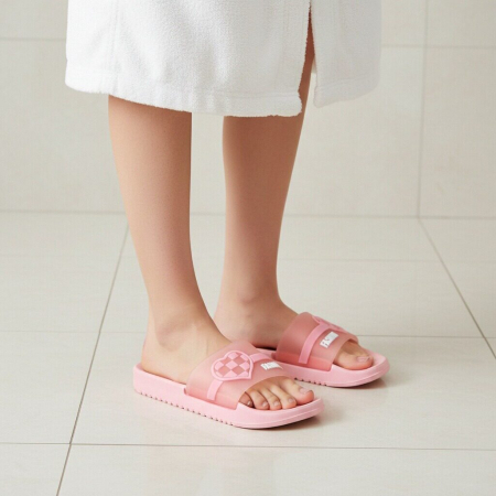 Damă - Papuci veseli H735roz