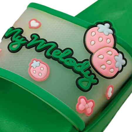 Damă - Papuci veseli H736verde