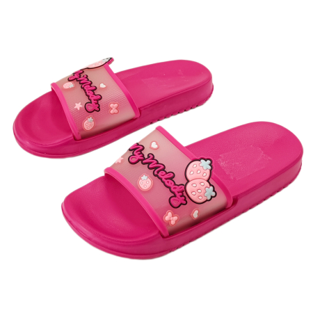 Damă - Papuci veseli H736fucsia