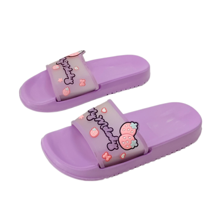 Damă - Papuci veseli H736mov