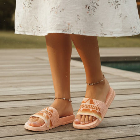 Încălțăminte damă - Papuci veseli H768roz deschis