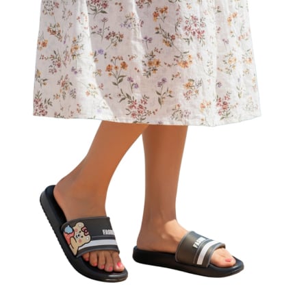 Papuci - Papuci veseli H738negru