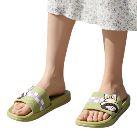 Papuci - Papuci veseli H737verde