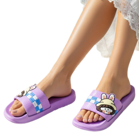 Papuci - Papuci veseli H737mov