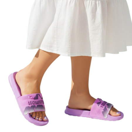 Încălțăminte damă - Papuci veseli H768mov