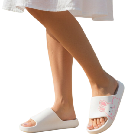 Papuci - Papuci veseli Iepuras H695alb