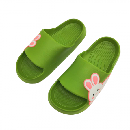 Papuci - Papuci veseli Iepuras H695verde