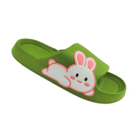 Papuci - Papuci veseli Iepuras H695verde