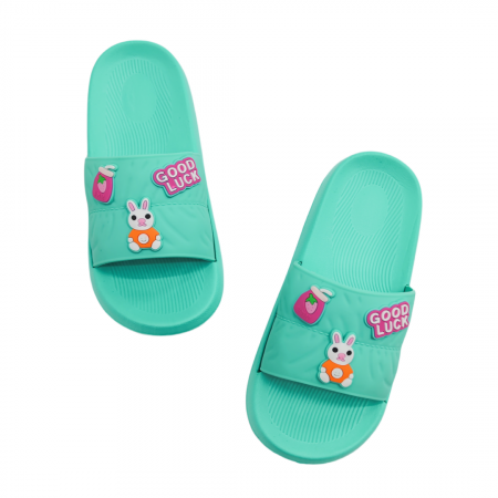 Papuci - Papuci veseli Iepuras H711verde