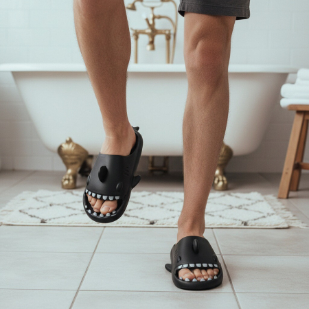 Papuci - Papuci veseli Rechin E01negru