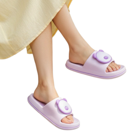 Papuci 9.99 - Papuci veseli Ursulet H709mov