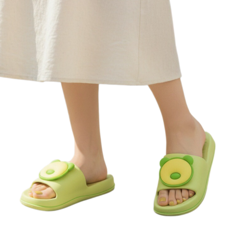 Papuci 9.99 - Papuci veseli Ursulet H709verde