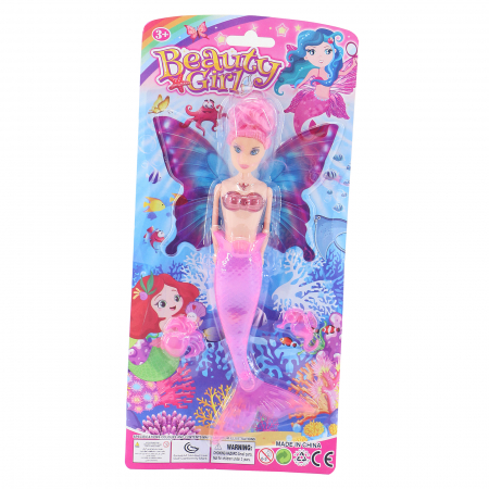 Jucării - Papusa sirena si animale marine SRN01