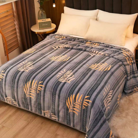 Articole casă - Patura cocolino pufoasa pentru pat dublu, design minimalist HX-9