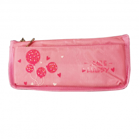 Penare - Penar neechipat cu 2 compartimente model floral SY-7116roz