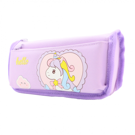 Penare - Penar neechipat cu 2 compartimente model unicorn HZ-5851mov