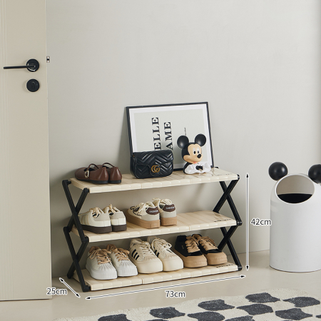 Organizatoare încălțăminte - Suport incaltaminte pliabil multifunctional cu 3 rafturi SHYE-6922-3