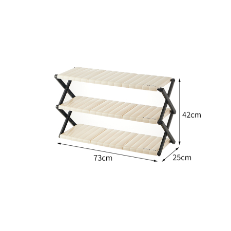 Organizatoare încălțăminte - Suport incaltaminte pliabil multifunctional cu 3 rafturi SHYE-6922-3