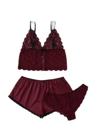 Pijamale - Pijama 3 piese YMR-4321visiniu