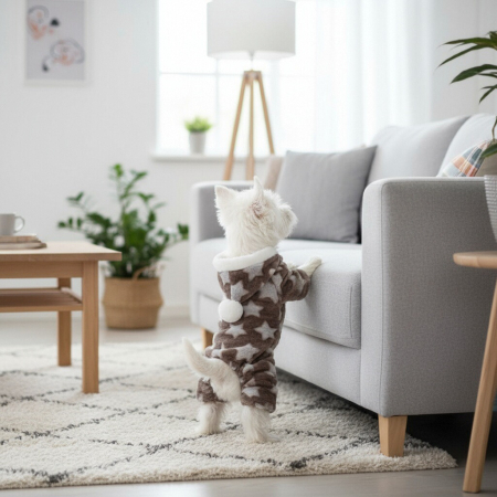 Haine - Pijamale cocolino animale XINA2101maro