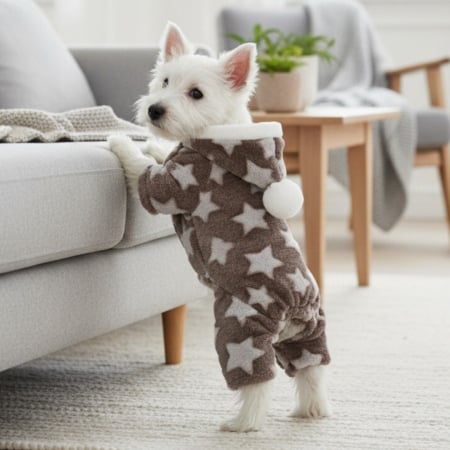Haine - Pijamale cocolino animale XINA2101maro