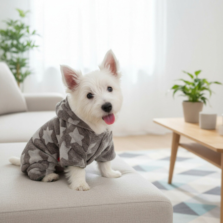 Haine - Pijamale cocolino animale XINA2101maro