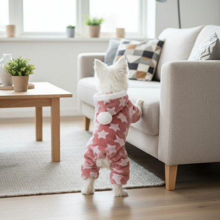 Haine - Pijamale cocolino animale XINA2101roz