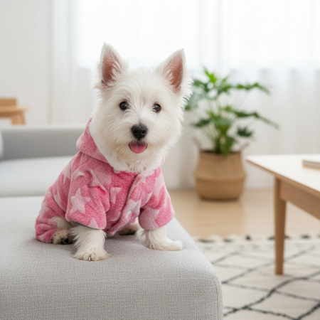 Haine - Pijamale cocolino animale XINA2101roz