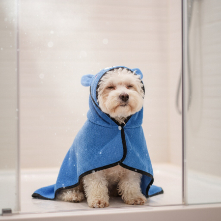 Haine - Prosop moale pentru uscare, super-absorbant MDL-2421albastru