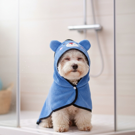 Haine - Prosop moale pentru uscare, super-absorbant MDL-2421albastru