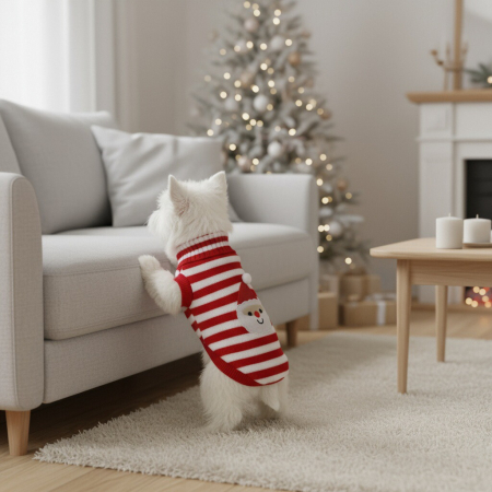 Haine - Pulover cu Mos Craciun XINA2311