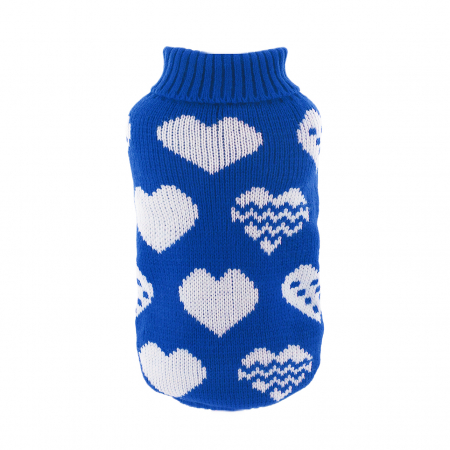Animale de companie - Pulover tricotat XINA2204albastru