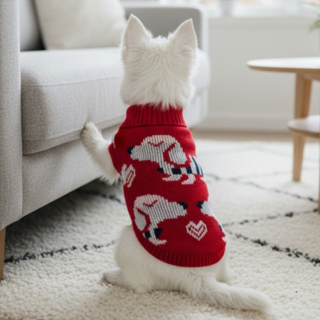 Animale de companie - Pulover tricotat XINA2207rosu