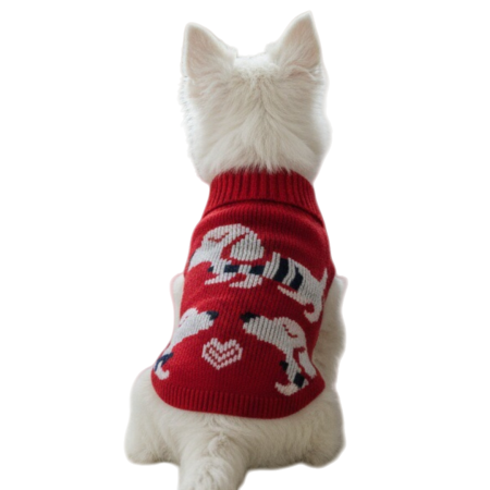 Pulover tricotat XINA2207rosu [6]