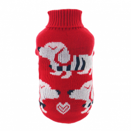 Animale de companie - Pulover tricotat XINA2207rosu