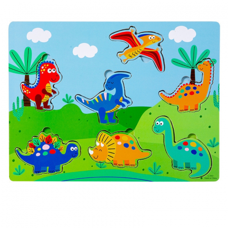 Jucării - Puzzle educativ din lemn L3002