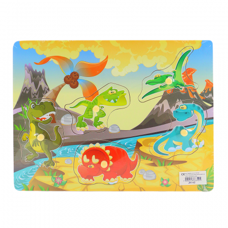 ARTICOLE ȘCOLARE - Puzzle educativ din lemn JH-38